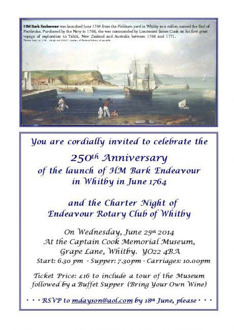 Charter Night Invitation 2014